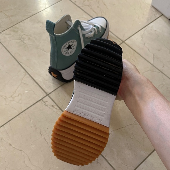 Green Converse Run Star Hike (like new) - Picture 5 of 6